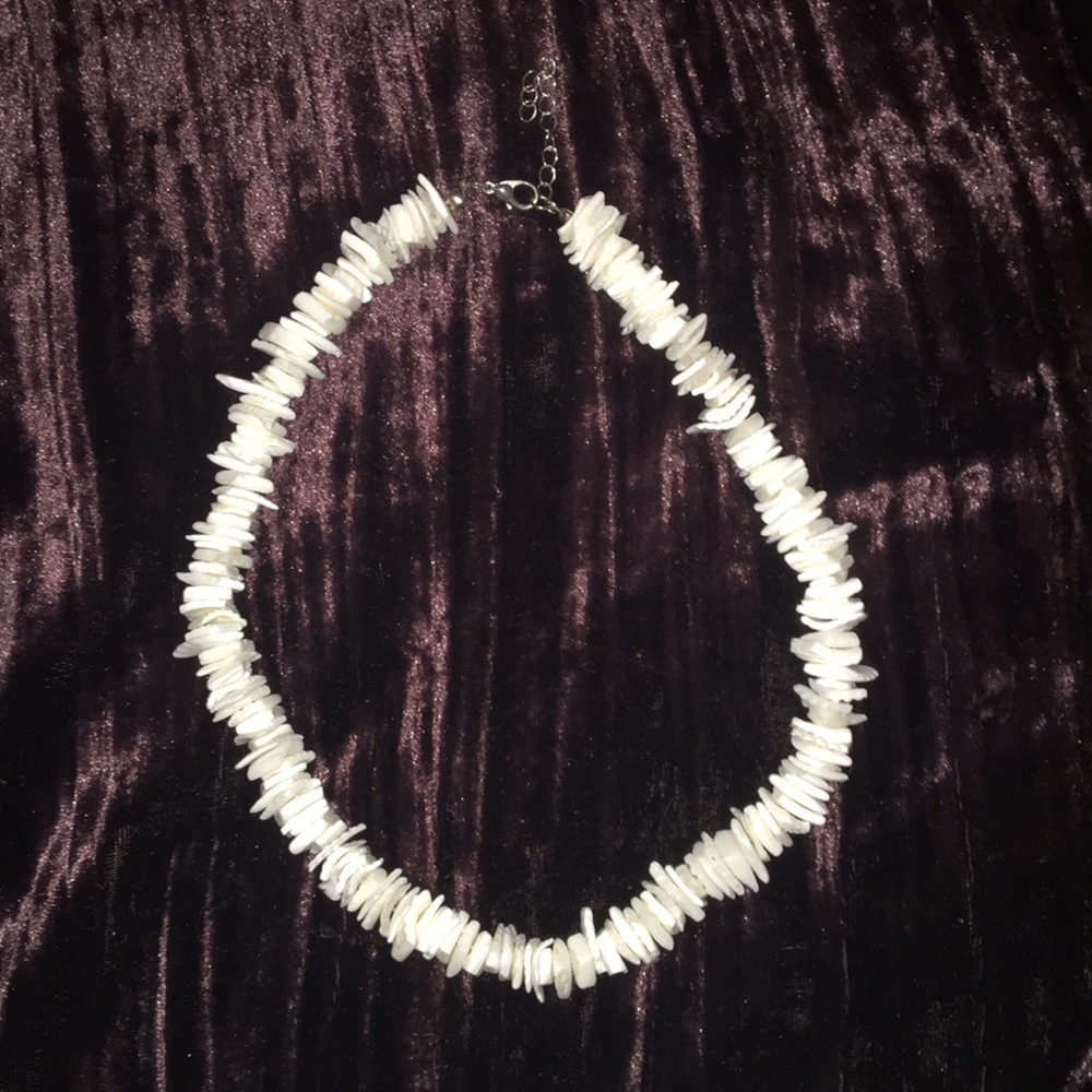 Boho shell necklace from brandy
